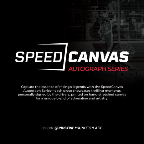 Daniel Suárez & Ross Chastain Dual-Signed NASCAR 2024 Atlanta Win Celebration 20x32 Gallery Wrapped Photo on SpeedCanvas (Suárez COA)