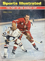 Stan Mikita Bill Gadsby Signed Sports Illustated Magazine Cover PSA