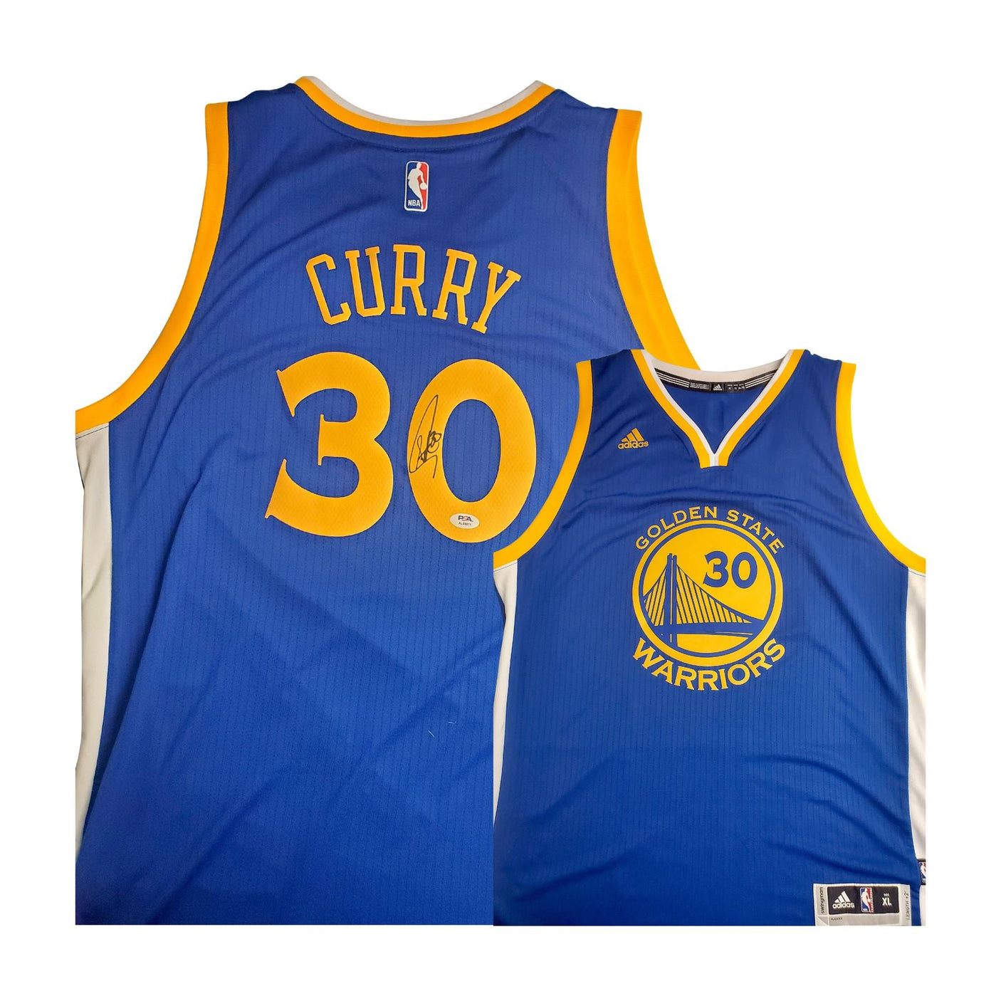 Steph Curry Signed Authentic Golden state Warriors Jersey NBA