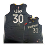Steph Curry Signed Authentic NBA Black 75th Anniversary Jersey 