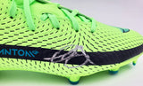 Mason Mount Autographed Green Nike Phantom Cleat Shoe Chelsea F.C. Size 10 Beckett BAS Stock #196464