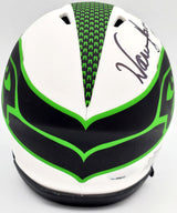 Warren Moon Autographed Seattle Seahawks Lunar Eclipse White Speed Mini Helmet "HOF 06" MCS Holo Stock #196471
