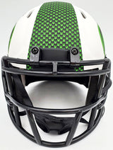 Warren Moon Autographed Seattle Seahawks Lunar Eclipse White Speed Mini Helmet "HOF 06" MCS Holo Stock #196471