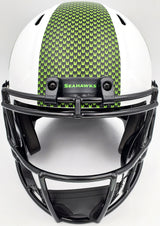 Warren Moon Autographed Seattle Seahawks Lunar Eclipse White Full Size Replica Speed Helmet "HOF 06" MCS Holo Stock #196472