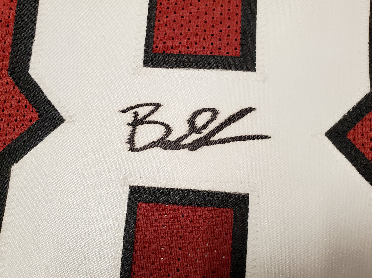 South Carolina Gamecocks Bryan Edwards Autographed Red Jersey Beckett BAS Stock #196495