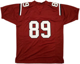 South Carolina Gamecocks Bryan Edwards Autographed Red Jersey Beckett BAS Stock #196495
