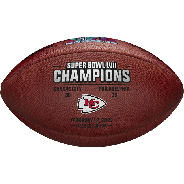 Superbowl 57 Official Chiefs Championship Football NFL