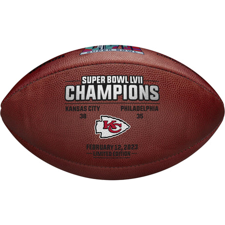 Superbowl 57 Official Chiefs Championship Football NFL