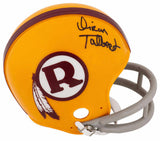 Diron Talbert Signed Washington Yellow Throwback 2-Bar Riddell (VSR4) Mini Helmet