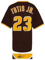 Fernando Tatis Jr. Signed Brown Custom Jersey - (Beckett)