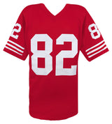 John Taylor Signed Red Custom Football Jersey w/3x SB Champs