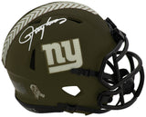 Lawrence Taylor Signed New York Giants SALUTE Riddell Speed Mini Helmet