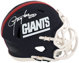 Lawrence Taylor Signed Giants Throwback Riddell Speed Mini Helmet