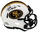 John Taylor Signed San Francisco 49ers LUNAR Riddell Speed Mini Helmet