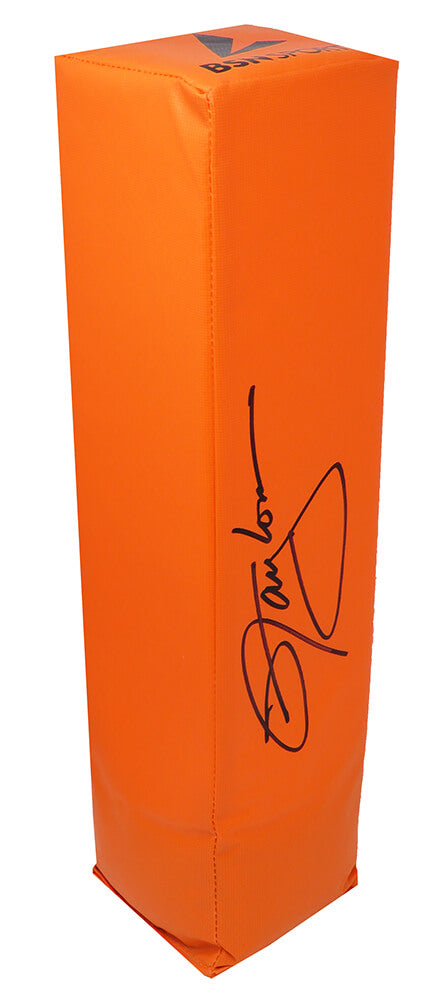 Lawrence Taylor Signed Orange Endzone Football Pylon