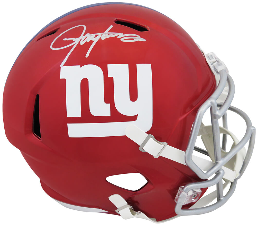 Lawrence Taylor Signed New York Giants FLASH Riddell Full Size Speed Replica Helmet