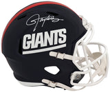 Lawrence Taylor Signed NY Giants Throwback Riddell Full Size Speed Replica Helmet
