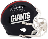 Lawrence Taylor Signed NY Giants Throwback Riddell Full Size Speed Replica Helmet w/HOF'99