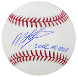 Miguel Tejada Signed Rawlings Official MLB Baseball w/2002 AL MVP