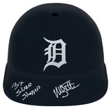 Mickey Tettleton Signed Detroit Tigers Souvenir Replica Batting Helmet w/3x Silver Slugger