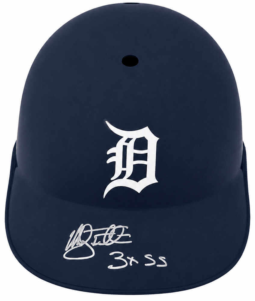 Mickey Tettleton Signed Detroit Tigers Souvenir Replica Batting Helmet w/3x SS