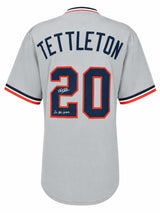 Mickey Tettleton Signed Gray Custom Baseball Jersey w/2x All Star