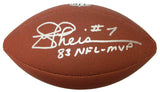 Joe Theismann Signed Wilson Limited Full Size NFL Football w/83 NFL MVP