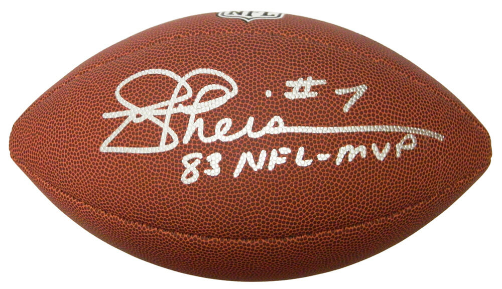 Joe Theismann Signed Wilson Limited Full Size NFL Football w/83 NFL MVP