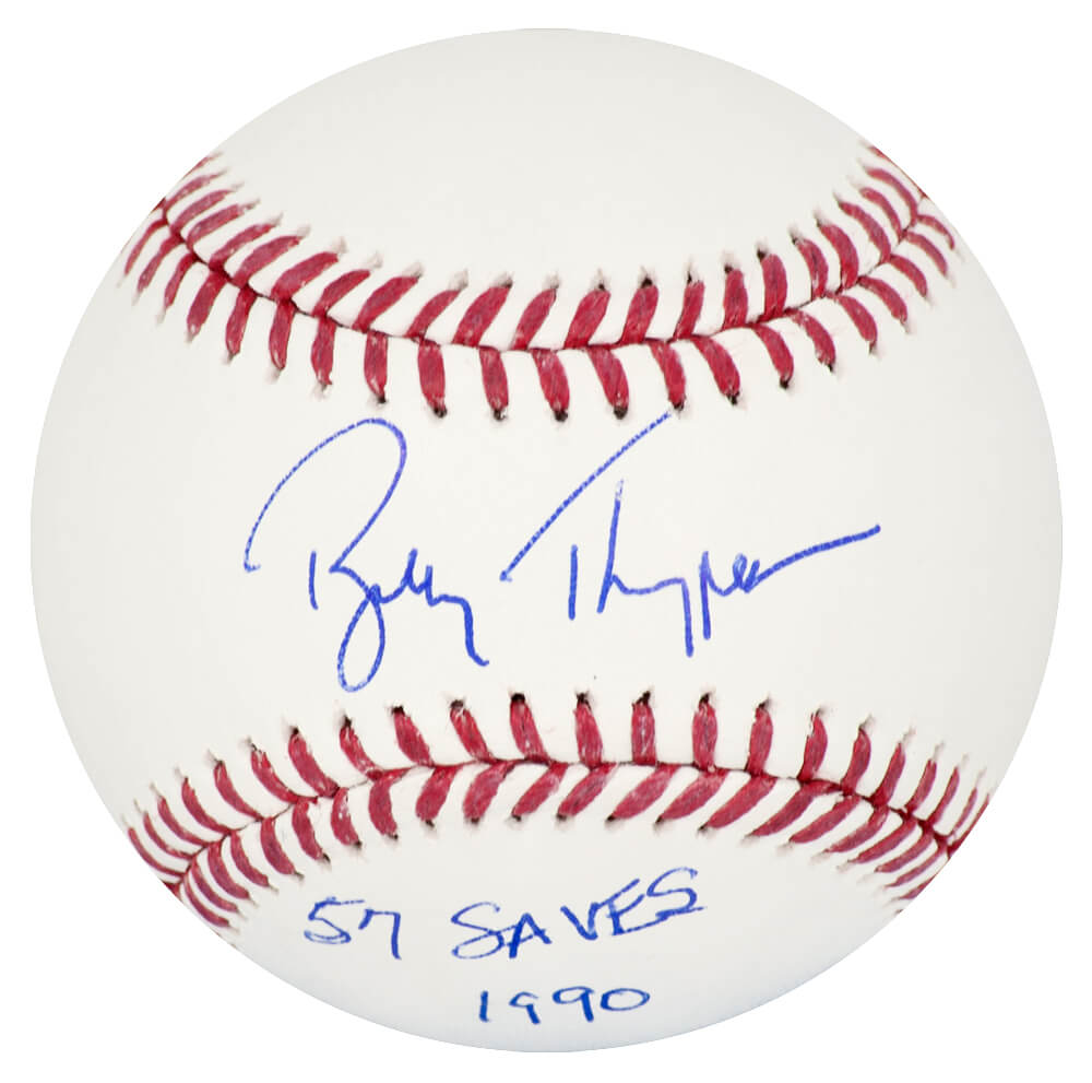 Bobby Thigpen Signed Rawlings Official MLB Baseball w/57 Saves 1990