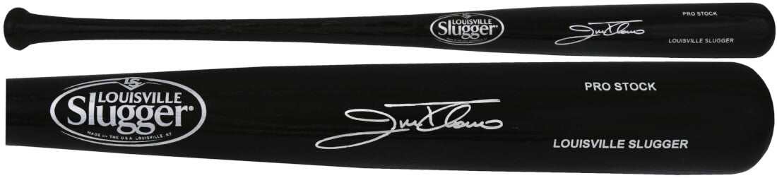 Jim Thome Signed Louisville Slugger Pro Stock Black Baseball Bat