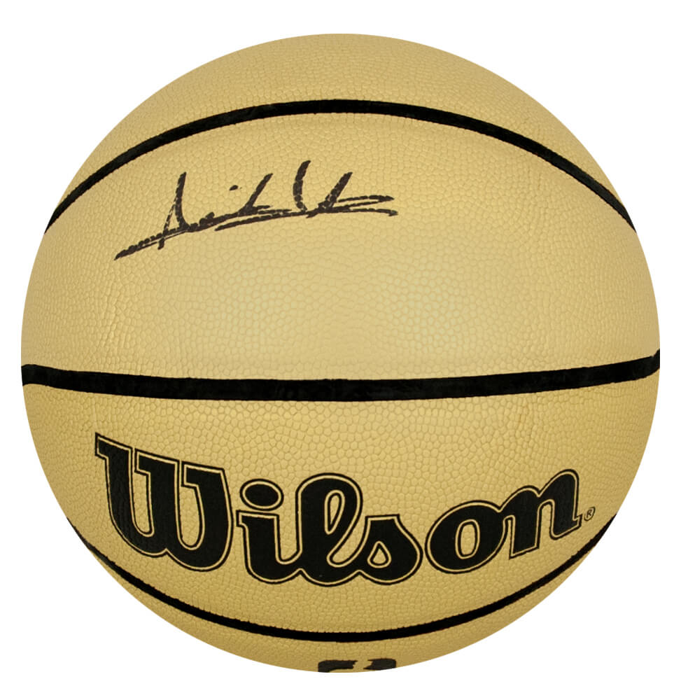 Isiah Thomas Signed Wilson Gold Full Size NBA Basketball - (JSA)