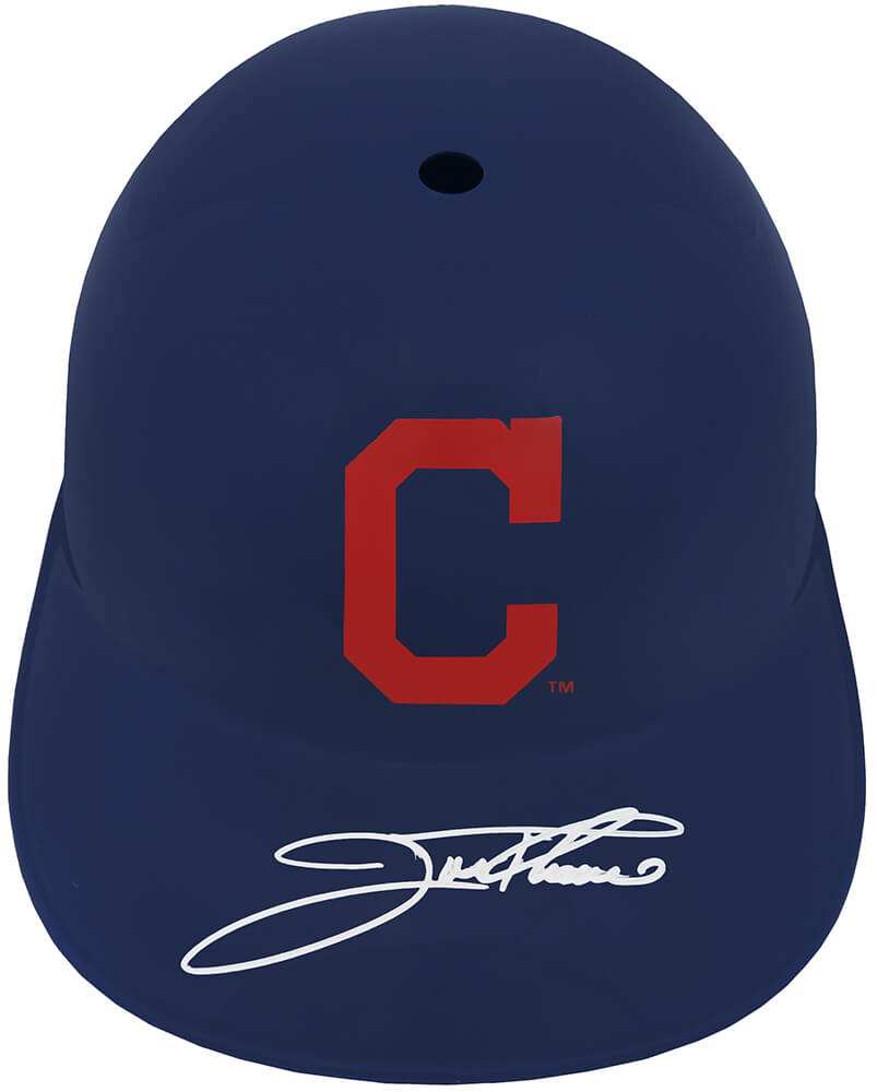 Jim Thome Signed Cleveland Indians Souvenir Replica Batting Helmet