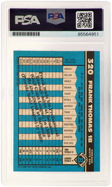Frank Thomas Signed Chicago White Sox 1990 Bowman Rookie Baseball Card #320 - (PSA/DNA Encapsulated)