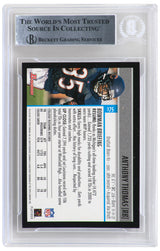 Anthony Thomas Signed Chicago Bears 2001 Bowman Rookie Football Card #175 - (Beckett Encapsulated)