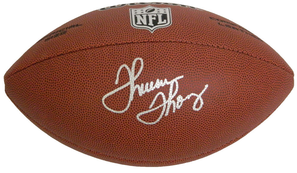Thurman Thomas Signed Wilson Limited NFL Full Size Football