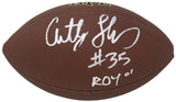 Anthony Thomas Signed Wilson Super Grip Full Size NFL Football w/ROY'01