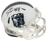 Joe Thomas Signed Cleveland Browns 2024 Salute to Service White Riddell Speed Mini Helmet