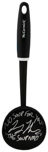 Larry Thomas Signed McCormick Black Soup Ladle w/The Soup Nazi, No Soup For You