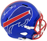 Thurman Thomas Signed Buffalo Bills FLASH Riddell Speed Full Size Replica Helmet