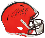 Joe Thomas Signed Cleveland Browns Riddell Full Size Speed Replica Helmet