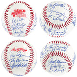 1984 Detroit Tigers Team Signed Rawlings 1984 World Series Baseball (13 - Sigs)