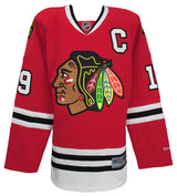 Jonathan Toews Signed Chicago Blackhawks Red Reebok Premier Hockey Jersey