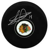 Jonathan Toews Signed Chicago Blackhawks Team Logo Hockey Puck