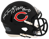 Mike Tomczak Signed Chicago Bears Riddell Speed Mini Helmet w/SB XX Champs