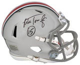 Mike Tomczak Signed Ohio State Buckeyes Riddell Speed Mini Helmet