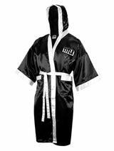James Toney Signed Title Black With White Trim Boxing Robe w/HOF 2022