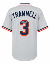 Alan Trammell Signed Grey Custom Baseball Jersey