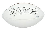 Marcus Mariota Autographed White Panel Football UDA