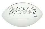 Marcus Mariota Autographed White Panel Football UDA