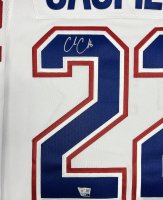 Cole Caufield Autographed Montreal Canadiens White Adidas Authentic Jersey Fanatics